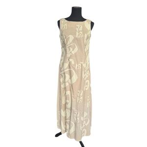 Vintage Sig Zane Sleeveless Maxi Zip-Back Dress – Size M